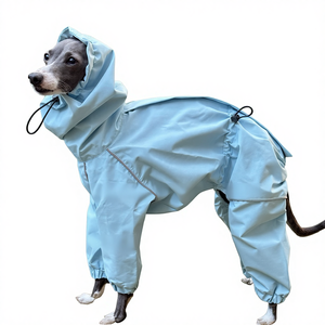 Un petit imperméable décontracté en coton imperméable et hydrofuge <span class=keywords><strong>pour</strong></span> lévrier italien et <span class=keywords><strong>whippet</strong></span> - Product Image 1