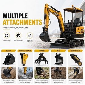 รถขุด SANY SY18U SY16C ใหม่เอี่ยม พร้อมรางตีนตะขาบแบบยืดได้ เครื่องยนต์ Yanmar กำลังแรง รถขุดขนาดเล็ก Sany SY18 SY16 - Product Image 4