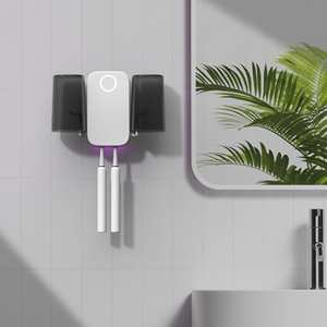 2025 più recente sterilizzatore <span class=keywords><strong>UV</strong></span> portatile <span class=keywords><strong>spazzolino</strong></span> da denti o rasoio ventilatore asciugatura ricaricabile sanificante <span class=keywords><strong>spazzolino</strong></span> da denti - Product Image 4