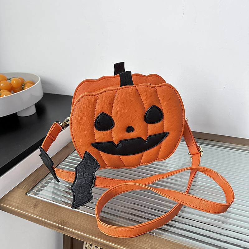 Wholesale Pumpkin Shaped Handbags Halloween Fun Style