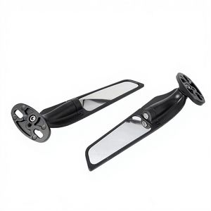 Rétroviseur latéral rotatif neuf pour moto compatible <span class=keywords><strong>CBR650R</strong></span>, CBR1000RR, CBR600RR, CBR250R, CBR300R, CBR400RR, CBR500R - Product Image 1