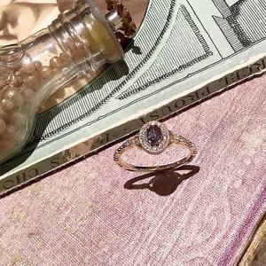 定制女式时尚派对首饰变色方晶锆石椭圆形永恒戒指承诺锆石925纯银订婚戒指 - Product Image 2