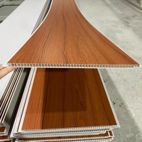 Panneaux de revêtement mural et de plafond en PVC, ignifuges, légers, à rainures et languettes, décoratifs, directement de l'usine