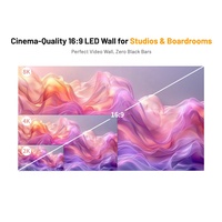 Écran LED COB haute résolution à pas fin RAYBO P1.25, mur vidéo LED intérieur ultra-fin et sans soudure pour les murs de culture d'entreprise
