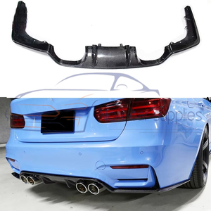 Ailerons avant/diffuseurs arrière haute performance en fibre de carbone véritable 2014-2015 pour F80 M3/F82 <span class=keywords><strong>M4</strong></span> style 3D - Product Image 4