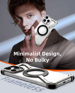 Casing ponsel bentuk Z, desain minimalis pengisian daya magnetik, mudah dirakit - Product Image 6