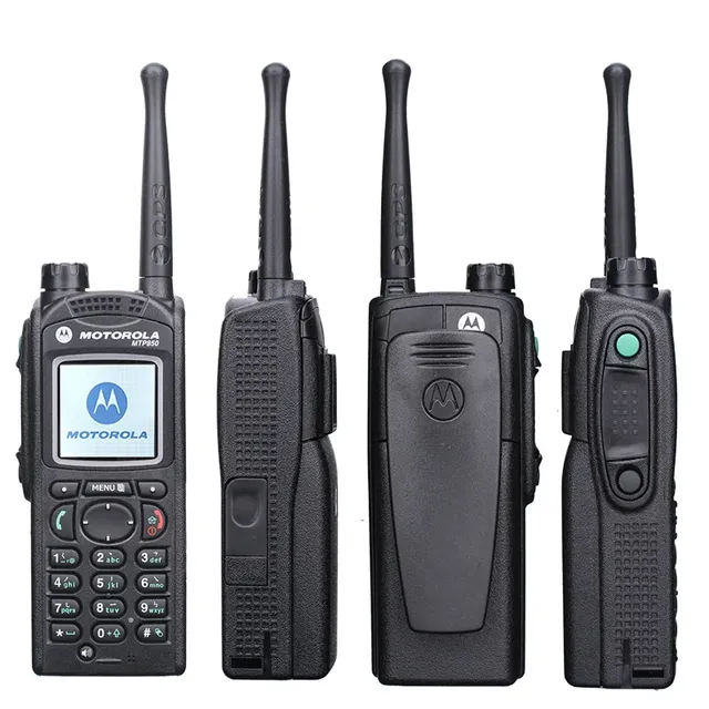 MTP850 Handheld Walkie Talkie 25 Channels Built-in GPS UHF VHF Two Way Radio IPX7 Water Resistant 10W Output Power 1-10km Range