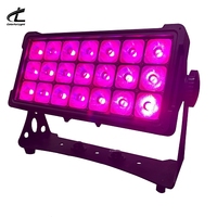 Lampe de lavage LED étanche 21x15W RGBWA + UV 6 en 1 sans fil DMX Battery Wash Light