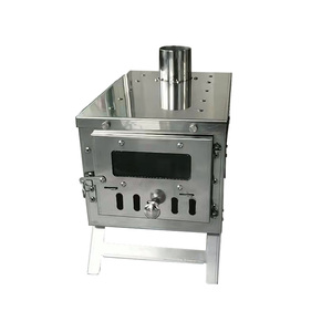 Warmfire Camping Pellet <b>Stove</b> Tent <b>Stove</b> Stainless Steel Folding <b>Stove</b> - Product Image 4