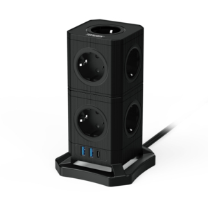 Nuovo arrivo verticale staccabile presa <span class=keywords><strong>di</strong></span> <span class=keywords><strong>corrente</strong></span> Socket estensione 16A nominale per il mercato europeo - Product Image 2