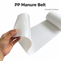 Bande de retrait de fumier en PP écologique, couleur personnalisée, imperméable, pour élevages de porcs, canards et poulets