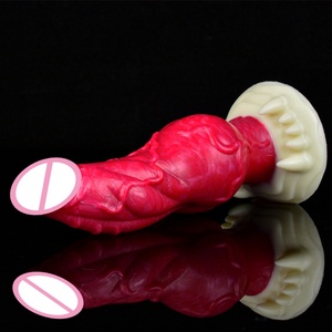ของเล่นทางเพศ NNSX Monster Tusk Dildo พร้อมถ้วยดูดกระตุ้นต่อมลูกหมาก ของเล่นทางเพศซิลิโคนสำหรับการมีเพศสัมพันธ์ทางทวารหนักสำหรับผู้หญิงผู้ใหญ่ ช่วยในการสำเร็จความใคร่ด้วยตนเอง - Product Image 3