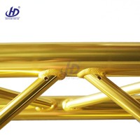 Estructura de Aluminio Dorada, Resistente y Ligera, para Escenarios de Eventos y Exposiciones, Certificación CE, Tamaños Personalizados Disponibles