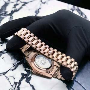 Relojes Mecánicos Automáticos de Alta Calidad al por Mayor con Movimiento Mod, Números Arábigos en Oro Rosa para Hombre y Mujer - Product Image 5