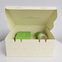 Caja de Embalaje de Papel Plegable Impresa Personalizada al por Mayor con Diseño de Fácil Montaje para Té, Café, Galletas, Repostería y Regalos