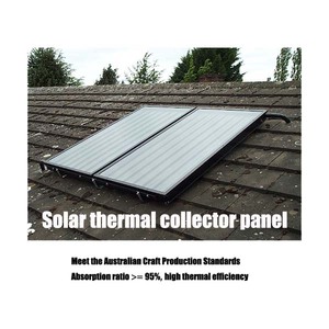 Sistema de placa plana térmica <span class=keywords><strong>solar</strong></span> <span class=keywords><strong>casera</strong></span> Sunfly calentadores de agua solares de aluminio para el hogar Hotel garaje y RV para <span class=keywords><strong>ducha</strong></span> - Product Image 4