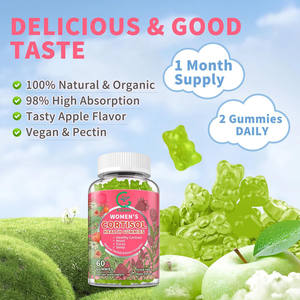 Hidrasi Gummies untuk wanita dengan Ashwagandha,Magnesium, l-theanine, <span class=keywords><strong>Phosphatidylserine</strong></span>,Rhodiola Rosea, lada hitam untuk tidur, - Product Image 3