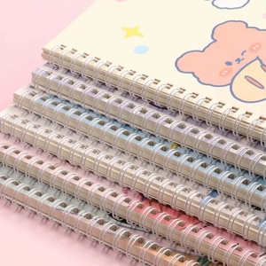 A3 Cute Girl Design Soft Cover Espiral Bound Diary 60 hojas Regalo económico Universidad y útiles escolares para estudiantes - Product Image 4