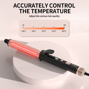 Fer à boucler infrarouge rotatif à 360 degrés avec cordon d'alimentation et écran LCD numérique, idéal pour la maison, l'hôtel et les camping-cars - Product Image 5
