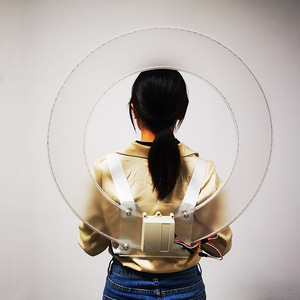 Mochila LED Brillante con Efecto Halo para Actuaciones en Escenario y Eventos Nocturnos, Material Acrílico - Product Image 3