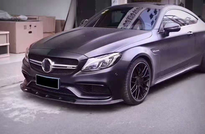 Material superior estilo Psm fibra de carbono W205 C63 labio frontal para <span class=keywords><strong>mercedes</strong></span>-<span class=keywords><strong>benz</strong></span> <span class=keywords><strong>Clase</strong></span> <span class=keywords><strong>C</strong></span> W205 C63 Amg Coupe - Product Image 5