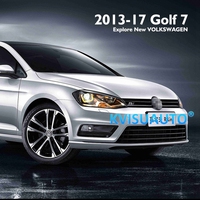 Luces de Circulación Diurna en Forma de U Fáciles de Modificar CQL, Faros Delanteros de Proyector Bi-LED, Láser G5 Liner para VW Golf 7 13-17