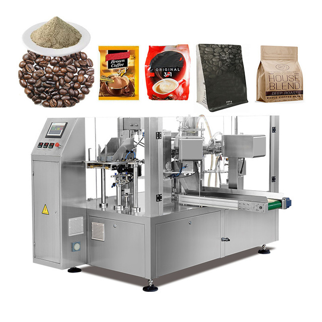 Automatic Premade Pouch Bag Weigh Fill Seal Packing Machine for Coffee