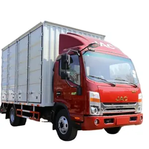 중국 공장 가격 3t 4t 5 톤 경량 상업 운송 운송 밴 JAC 경트럭 JAC