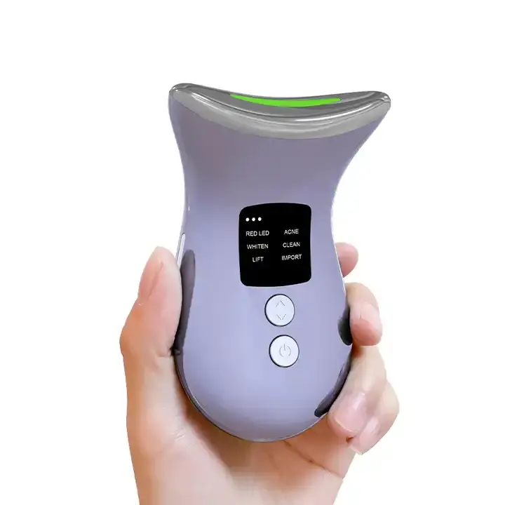 नई पोर्टेबल 3 एलईडी कलर थेरेपी ईएमएस फेस लिफ्ट मशीन एंटी-रिंकल त्वचा कसने वाला कायाकल्प नेत्र देखभाल लिफ्टिंग वाइब्रेटिंग मुँहासे