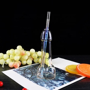 Bouteille en verre en forme de pénis créatif Bar Ware Boire à la main Cristal Dick Sexy Cocktail Vin Verres à liqueur Tasses - Product Image 3