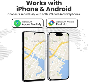 ワイヤレスiOS「探す」機能対応 Google「探す」ハブアプリ ミニスマートカード紛失防止キーファインダー 財布 荷物 ペット 子供 犬 猫 旅行トラッカー - Product Image 3