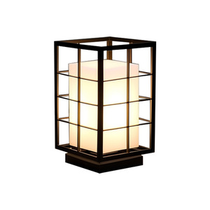 Lampe de sol LED imperméable de style japonais pour cour extérieure, terrasse, balcon, éclairage décoratif d'ambiance - Product Image 5