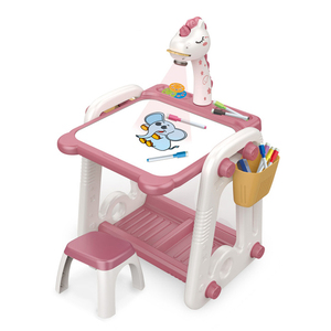 Multifonction Enfants Grand Projecteur Led <span class=keywords><strong>Dessin</strong></span> <span class=keywords><strong>Table</strong></span> et Chaise Jouet avec Musique - Product Image 1