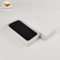 Boîte cadeau en papier d'emballage écologique de luxe personnalisée avec base pour iPhone 12 13 14 15 Pro Max