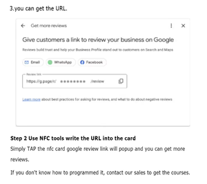 Tarjetas <span class=keywords><strong>de</strong></span> revisión PVC NFC <span class=keywords><strong>de</strong></span> Google Tap, código QR personalizable, tarjeta <span class=keywords><strong>de</strong></span> membresía programable RFID para Android/iPhone para Negocios Sociales - Product Image 4