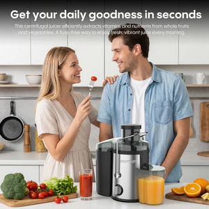 Flixmoga Factory Direct <b>Juicer</b> With Wide Mouth Stainless Steel Blade Household Use 400W 23000 RPM Centrifugal <b>Juicer</b> - Product Image 6