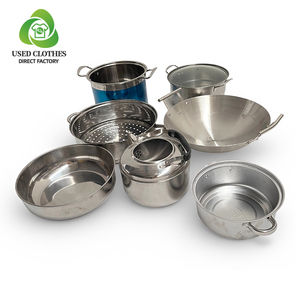 Juego de Utensilios de Cocina Hexagonales Híbridos Económicos al por Mayor, con Wok de Acero Inoxidable Antiadherente, Utensilios de Cocina Hexagonales de 3 Capas - Product Image 1