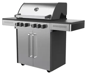 cuisinart burner outdoor built in bbq kitchen griddle camping grill comnbi stainless steel bbq gas grill with wheels