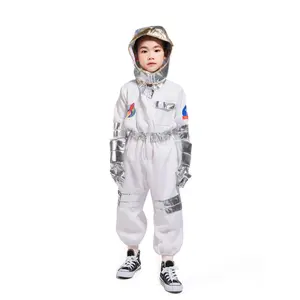 Costume d'astronaute pour enfants, couleur blanche, pour garçons et filles, tenue d'halloween, nouveau Design, tendance, 2020