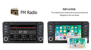 7 pouces <span class=keywords><strong>double</strong></span> <span class=keywords><strong>din</strong></span> Android13 autoradio stéréo DVD lecteur vidéo pour <span class=keywords><strong>Audi</strong></span> <span class=keywords><strong>A3</strong></span> avec lecteur multimédia BT Navigation GPS - Product Image 2