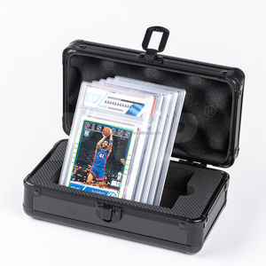 Boîte de rangement pour cartes graduées Étui pour cartes à collectionner Compatible <span class=keywords><strong>avec</strong></span> jusqu'à 3 BGS <span class=keywords><strong>5</strong></span> PSA Dalles de cartes de sport classées - Product Image 4