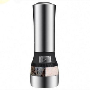 Meilleures ventes en ligne : Moulin à poivre 2-en-1 compact, moulin à sel et à poivre électrique automatique de qualité supérieure - Product Image 1
