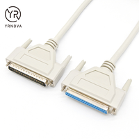 Cable Serial RS232 YRNOVA DB37 Macho a Hembra de 37 Pines, Blindado, con Conductor de Cobre Puro y Aislamiento de PVC para Aplicaciones Informáticas