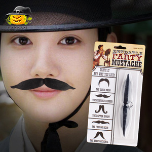 Bigote Adhesivo Flexible para Fiestas, Accesorio de Disfraz, Decoración de Halloween, Cambia de Forma - Product Image 1