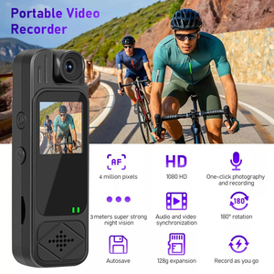 Mini Cámara HD 1080P Grabadora de Video Digital Portátil Cámara Corporal con Visión Nocturna Infrarroja Videocámara Deportiva DV Compacta - Product Image 6