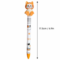 Stylos à bille Wiggly Pens Chat et Chien avec bras mobiles et pieds oscillants pour enfants