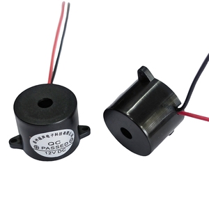 2319 23*19MM 12V 24V Zumbador piezoeléctrico de sonido continuo de accionamiento interno con cable de conexión - Product Image 1