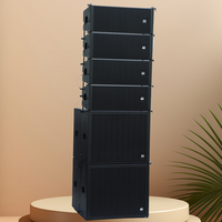 Système audio actif personnalisé DBK, ensemble de système de sonorisation à double ligne de 8 pouces avec caisson de basses de 18 pouces, haut-parleur de scène professionnel PA