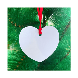 Craft <span class=keywords><strong>Express</strong></span>, venta al por mayor, 3 ", 3,5", redondo con agujeros, adornos de Metal, árbol blanco, sublimación, espacios en blanco, adorno de Metal de Navidad - Product Image 4