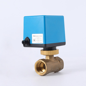 Proveedor de Válvulas de Bola Eléctricas Bidireccionales al por Mayor para Unidades de Ventilador de Aire Acondicionado con Interruptor de Latón de Rosca Interna - Product Image 2